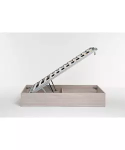 LETTO PIAZZA E MEZZA CONTENITORE "BED BOX" OLMO NATURALE 120X190 CM